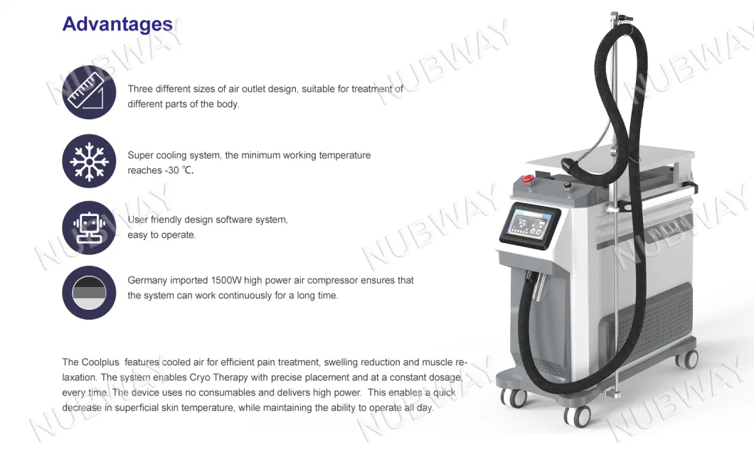 Skin Cooling System Dermatology Skin Cooler Equipment