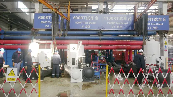 ダナムブッシュ工場価格 R134A オイルフリーターボチラー HVAC システム 75